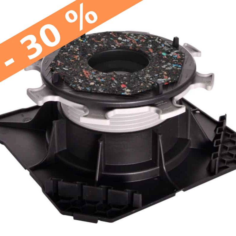 Plot Autonivelant Cleman 55-80mm pour dalle grès cérame - Paquet de 20 pièces