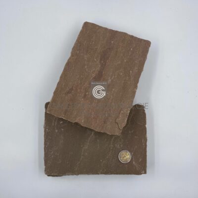 pavés grès ocre nuancé - 20x14x3/5cm